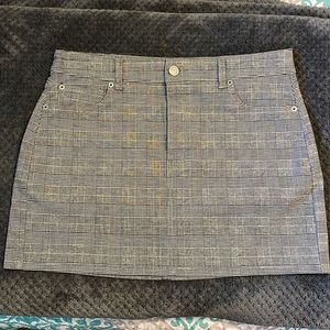 American Eagle High-Rise Mini Plaid Skirt
